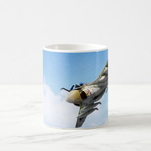 Tasse "PANTHÈRES NOIRES d'art d'aviation d'intrus