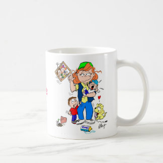 Tasse pantouflarde désespérée de mamans