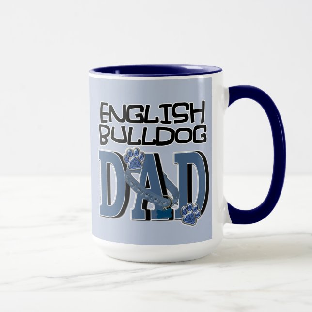 Tasse PAPA anglais de bouledogue (Droite)
