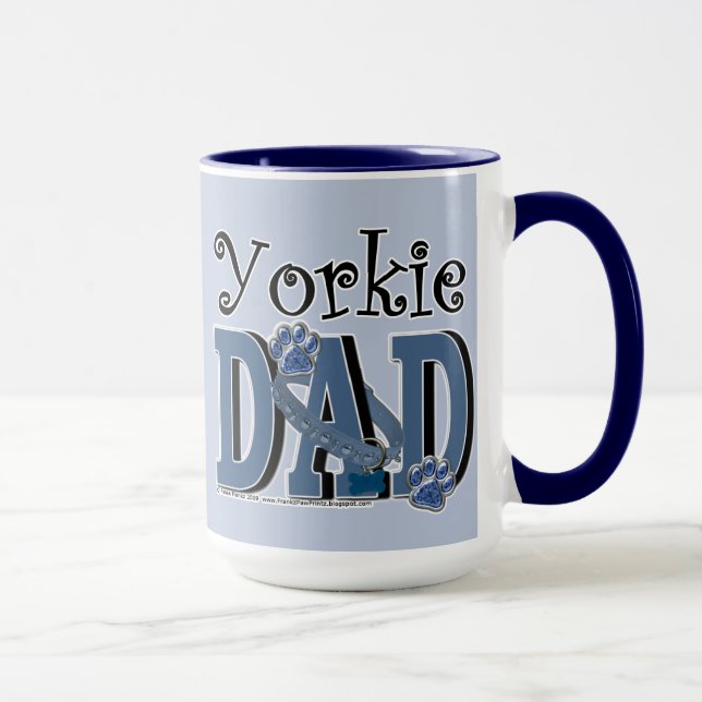 Tasse PAPA de Yorkie (Droite)