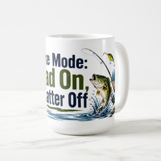 Tasse Papa en mode lac, bavardage éteint, pêche