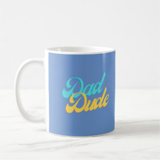 Tasse Papa Mec Background Bleu Clair