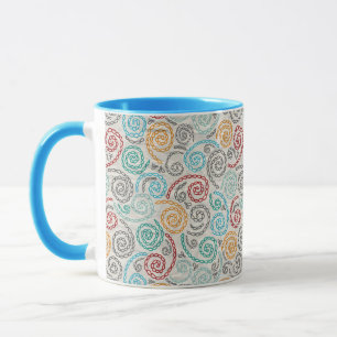 Tasse Papier fripé par fantaisie de broderie