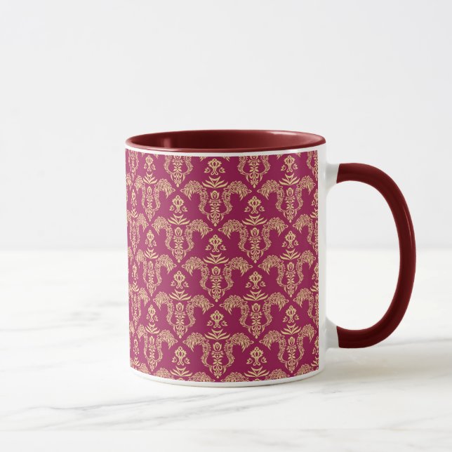 Tasse Papier peint 4 de damassé (Droite)