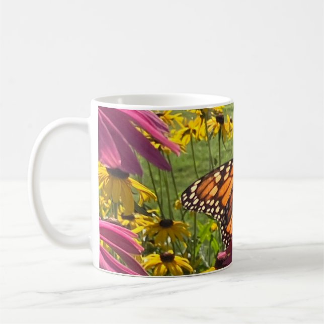 Tasse papillon monarque ©️dheller2026 (Gauche)