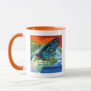 Tasse Papillon porté en équilibre II