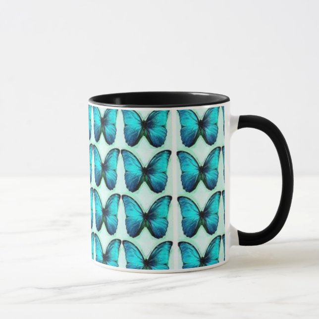 Tasse Papillons bleus (Droite)