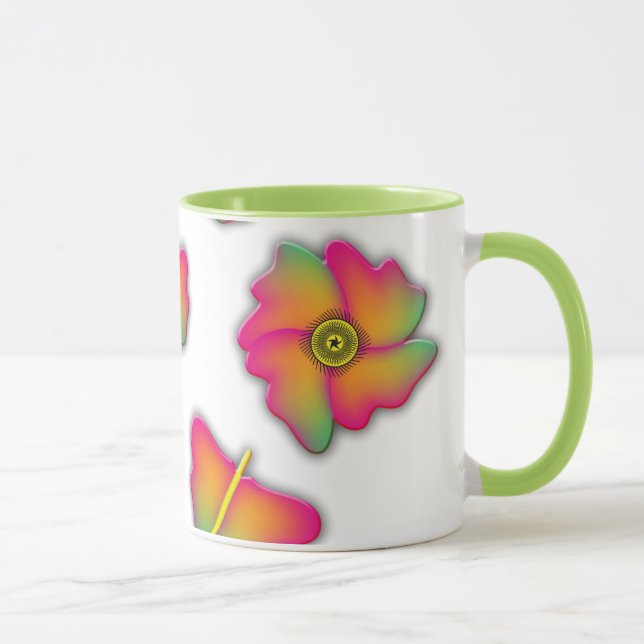 Tasse Papillons & Fleurs (Droite)