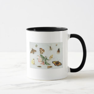 Tasse Papillons, mites et d'autres insectes