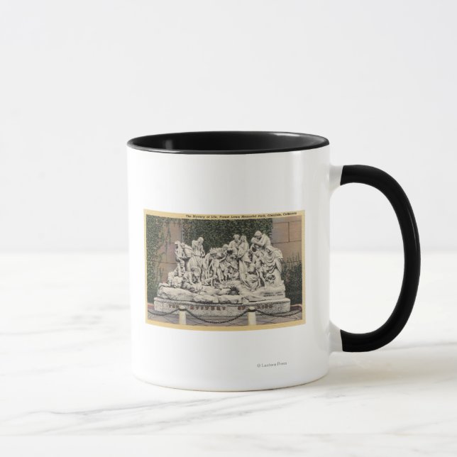 Tasse Parc commémoratif de Forest Lawn, Mystère de la vi (Droite)