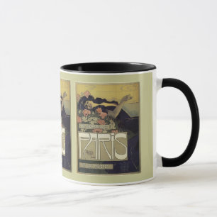 Tasse ~ Paris de villa d'Aleardo de ~ de Nouveau d'art