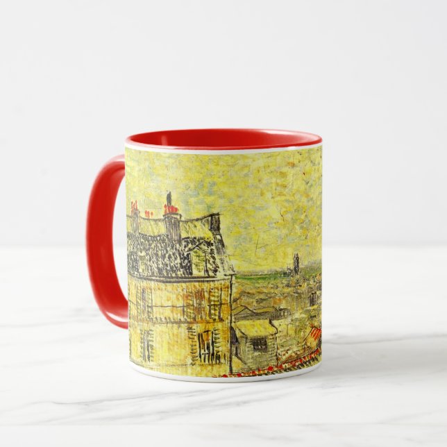Tasse Paris Vue depuis la chambre de Vincent par Vincent (Devant gauche)