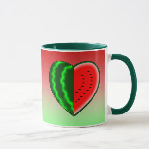 Tasse Pastèque I (de coeur)