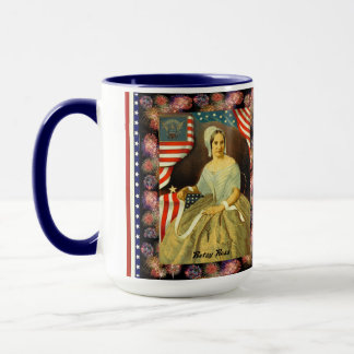 Tasse patriotique de drapeau de Betsy Ross