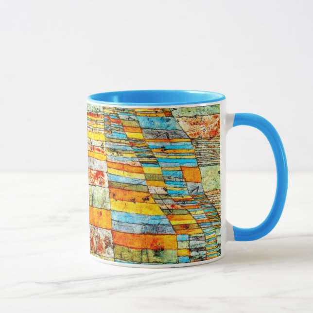 Tasse Paul Klee art : Autoroute et voies de communicatio (Droite)