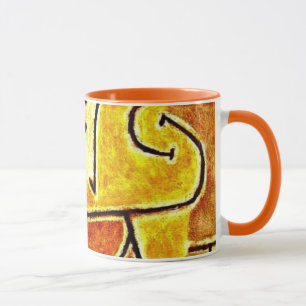 Tasse Paul Klee art : Manteau rouge, tableau de Klee