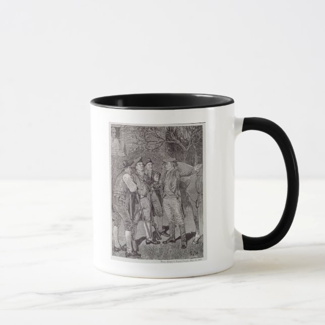 Tasse Paul Revere à Lexington (Droite)