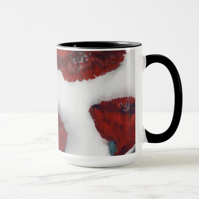 Tasse pavots 2 (Droite)