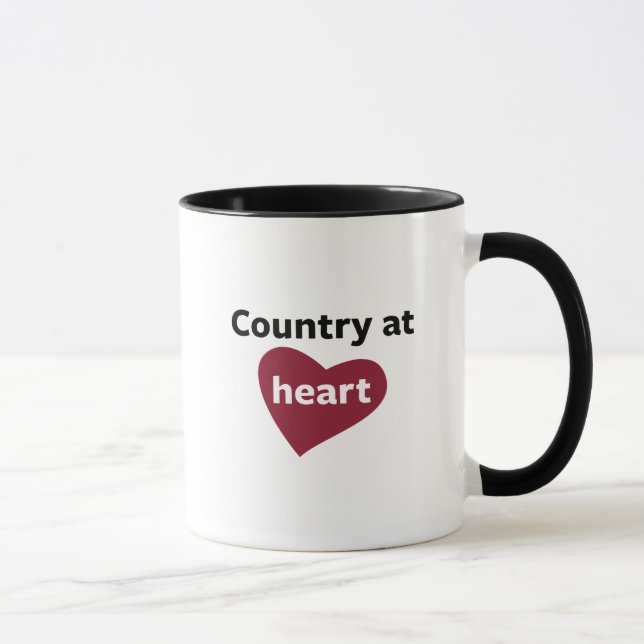 Tasse Pays au coeur (Droite)