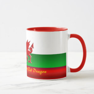 Tasse Pays de Galles - Maison du Dragon Rouge, effet mét
