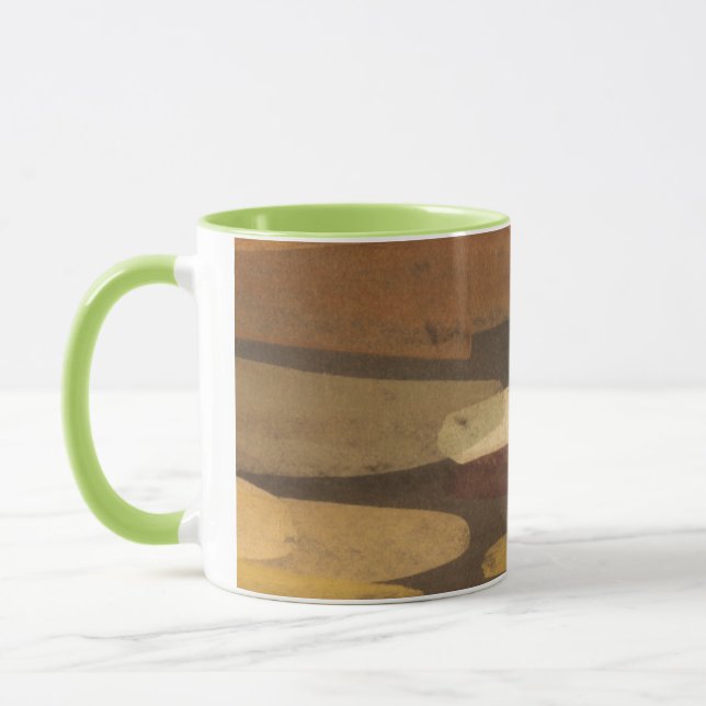 Tasse Paysage Abstrait de ton terrestre (Gauche)