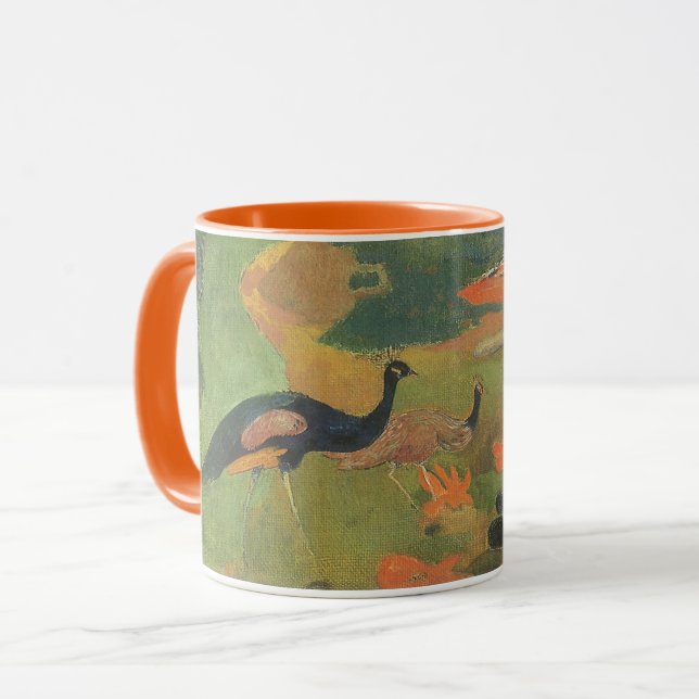 Tasse Paysage avec des paons par Paul Gauguin (Devant gauche)