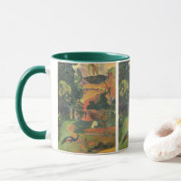 Paysage avec des paons par Paul Gauguin