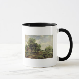 Tasse Paysage boisé de rivière