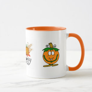 Tasse Paysages de feuilles de citrouille d'automne de la