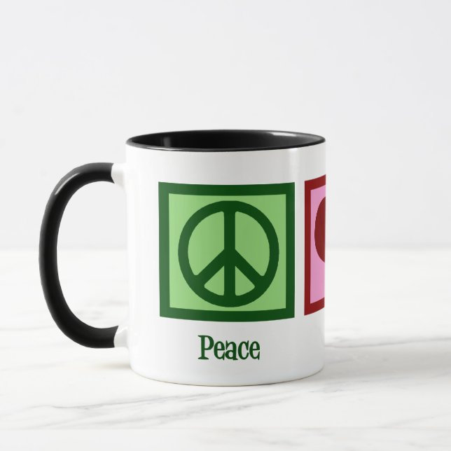Tasse Peace Love (Gauche)