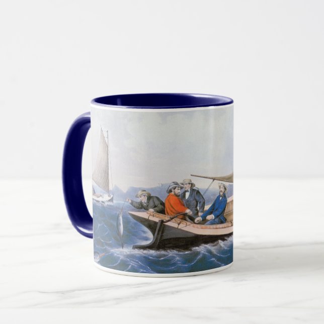 Tasse Pêche à la traîne pour Fsh bleu outre de la côte (Devant gauche)