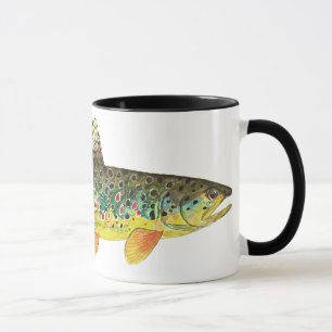 Tasse Pêche Brown à la truite