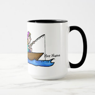 Tasse Pêche de couples dans des noms de personnaliser de