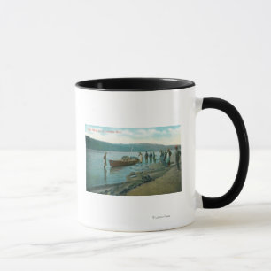 Tasse Pêche de la Seine sur la rivière de RiverColumbia,