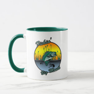 Tasse Pêche Grosse Bouche Chemises de pêche