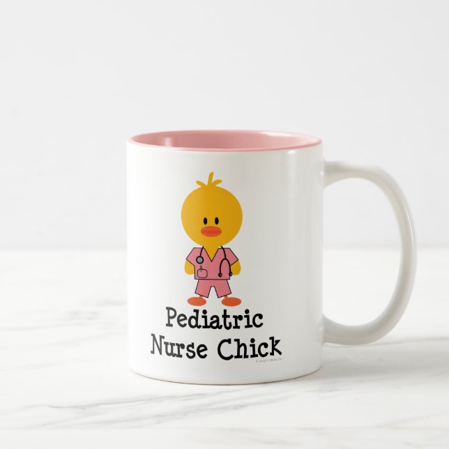 Tasse pédiatrique de poussin d'infirmière (Droit)