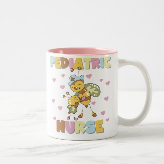 Tasse pédiatrique d'infirmière d'abeille (Droit)
