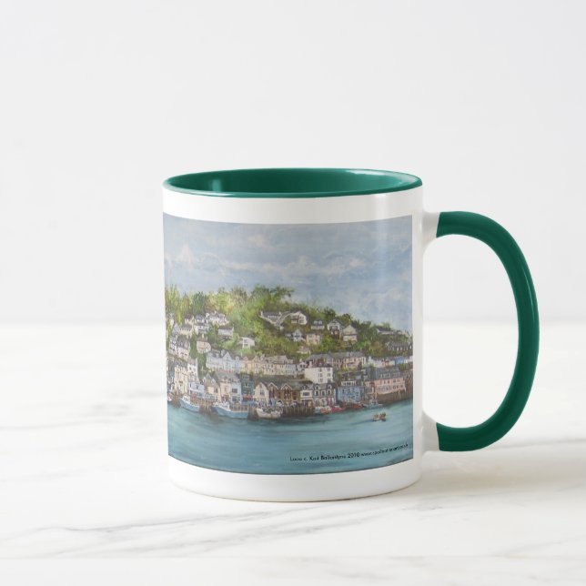 Tasse peinte de Looe par Kait Ballantyne (Droite)