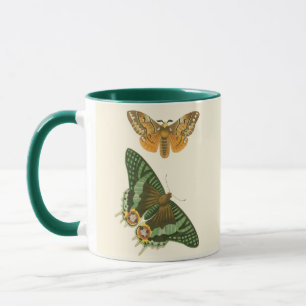 Tasse Peinture à papillon légèrement frontière