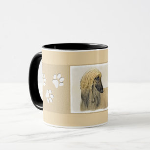 Tasse Peinture afghane sur la hanche - Belle art origina