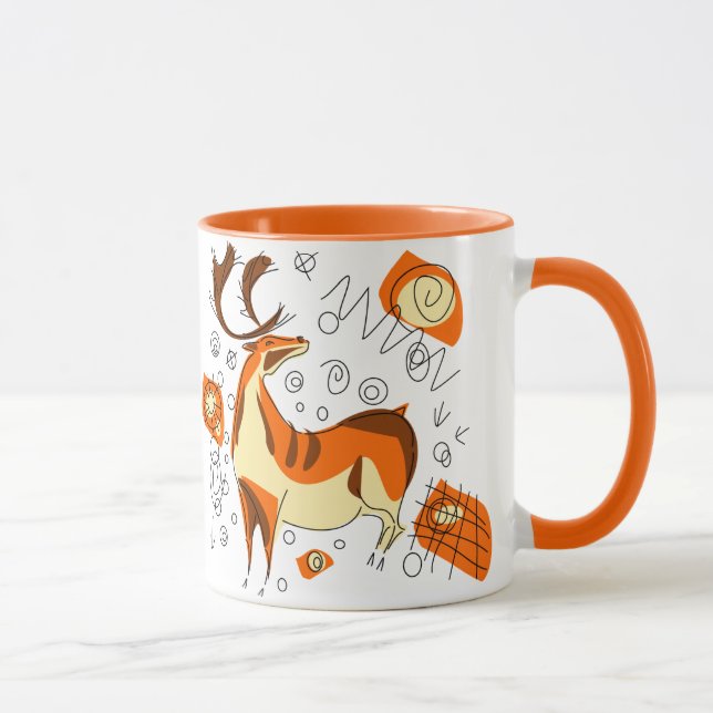 Tasse Peinture de caverne avec Entoptics (Droite)