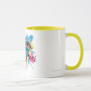Tasse Peinture et flaques de Supergirl