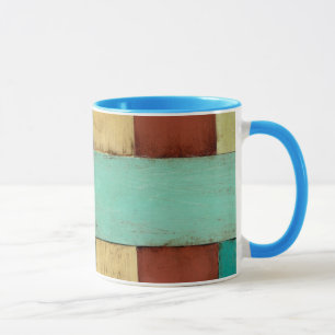 Tasse Peinture multicolore côtière de Contempoary