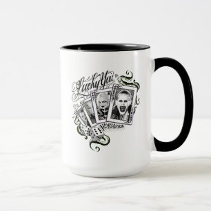Tasse Peloton de suicide "chanceux vous" cartes de jeu