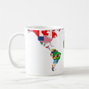 Tasse pendante du monde