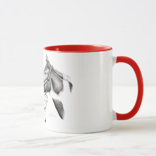 Tasse Père Noël et Paint Horse pour Noël