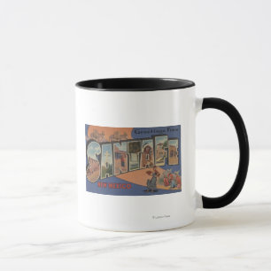 Tasse Père Noël Fe, Nouveau-Mexique - Scènes de grandes 