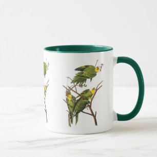 Tasse : Perruche - par John Audubon