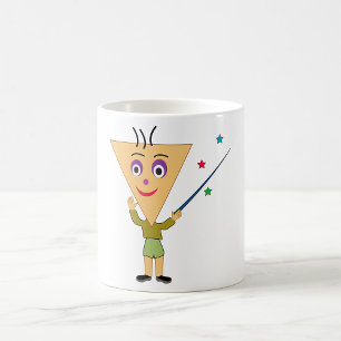 Tasse personnage tête triangulaire