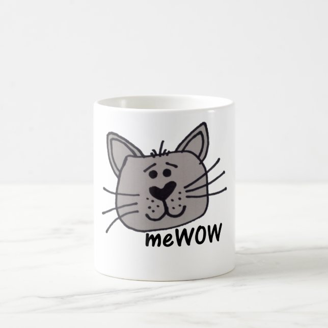 Tasse personnalisable de MeWOW du chat (Centre)